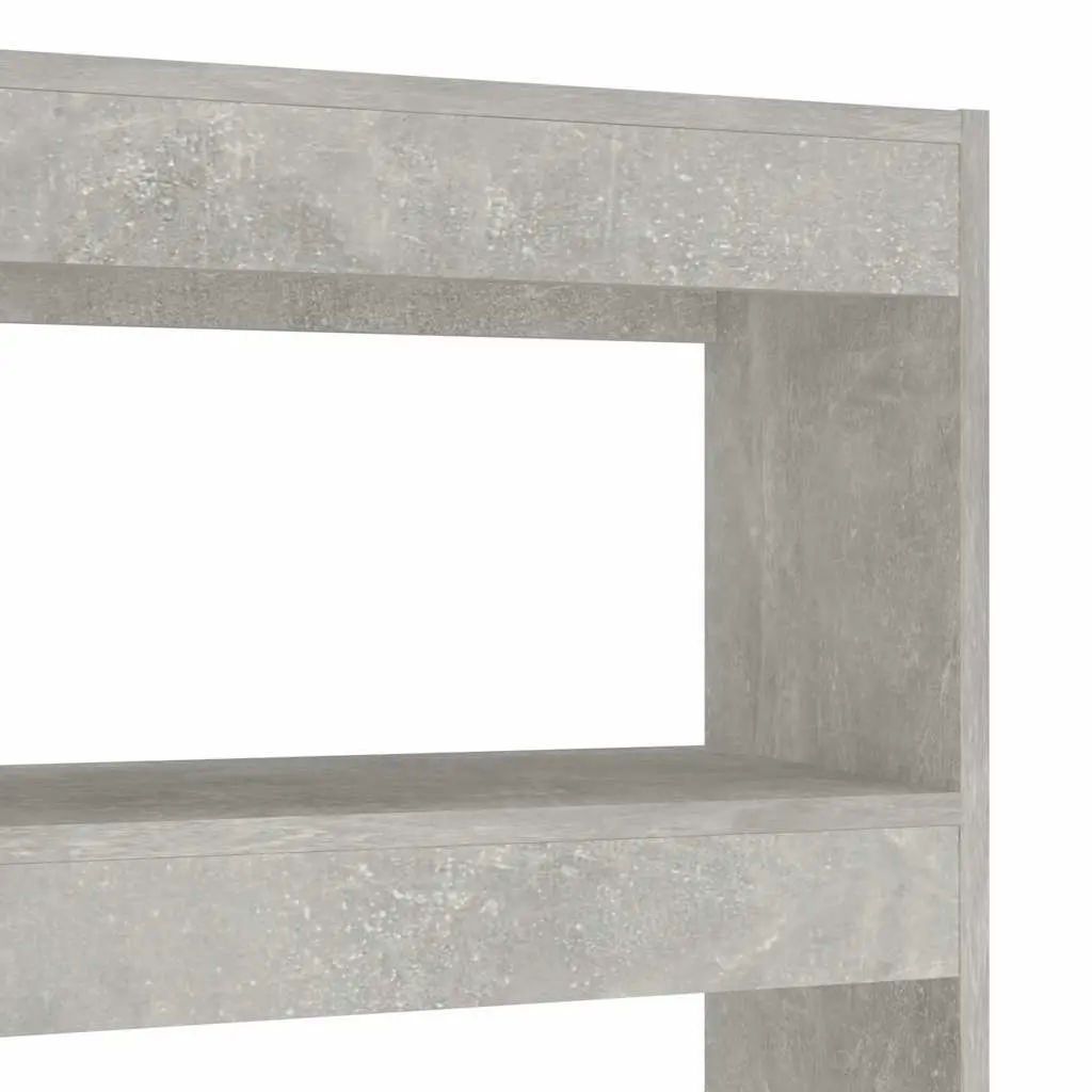 Grey Book Cabinet and Room Divider for Storage