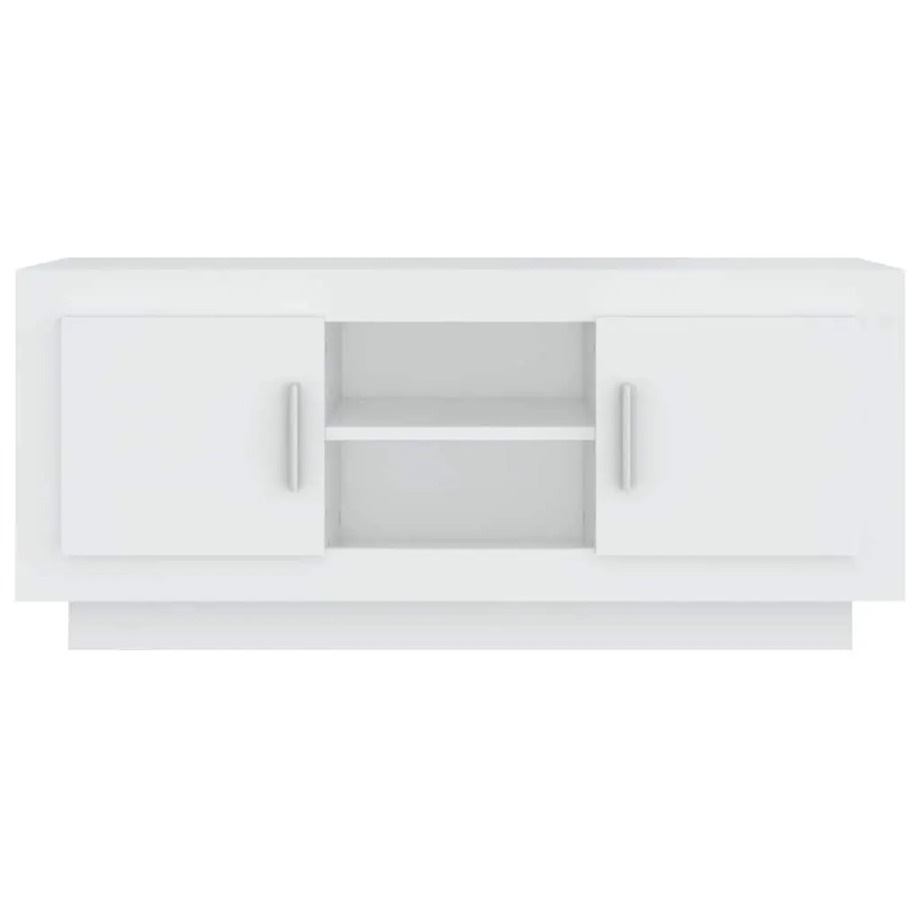 TV Cabinet Engineered Wood 102x35x45 cm White