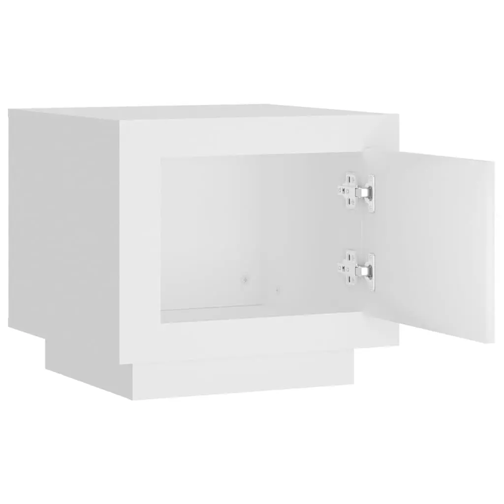 White Coffee Table with Storage for Living Rooms