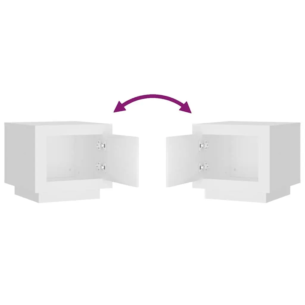 White Coffee Table with Storage for Living Rooms