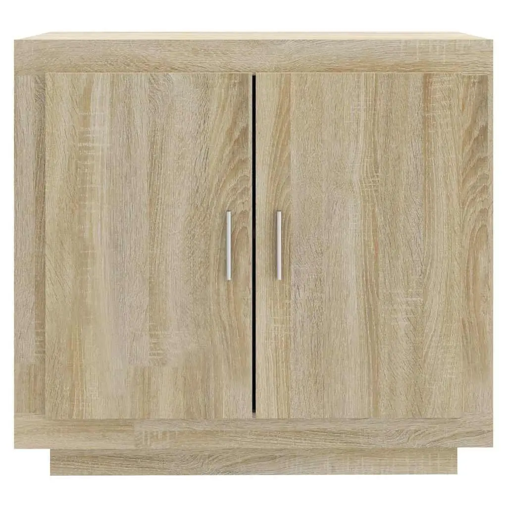 Sonoma Oak Sideboard 80x40x75 cm Engineered Wood Cabinet