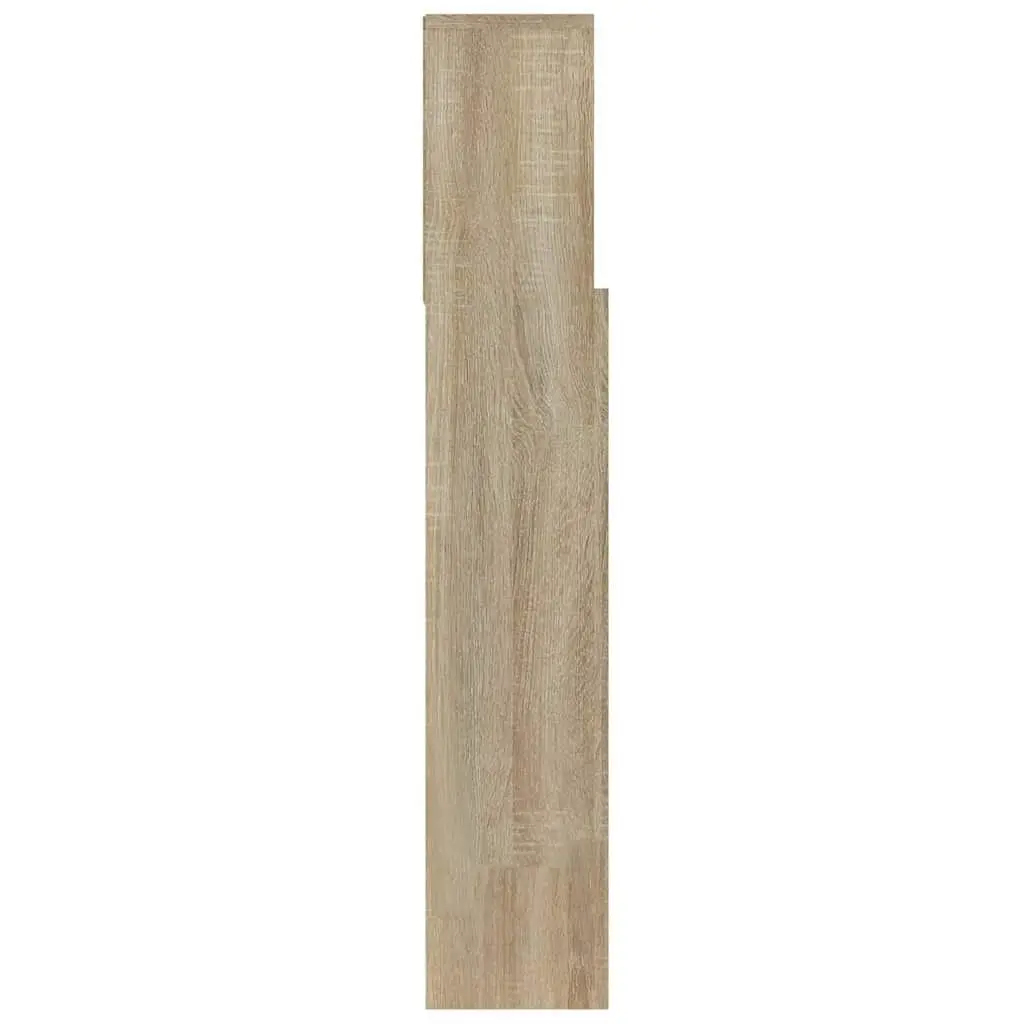 Headboard Cabinet Engineered Wood 100cm Brown