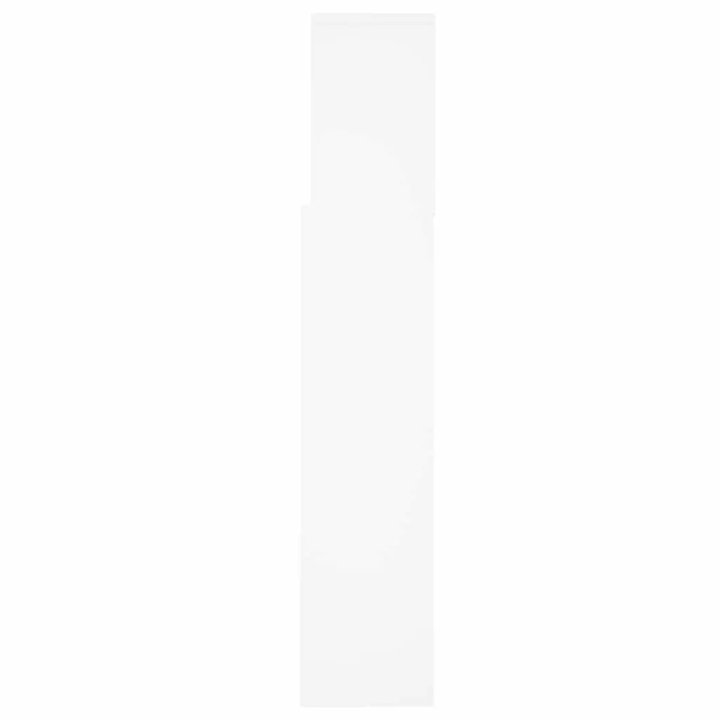 Headboard Cabinet Engineered Wood 160cm White Wall-Mount Bedroom Storage Bookcase