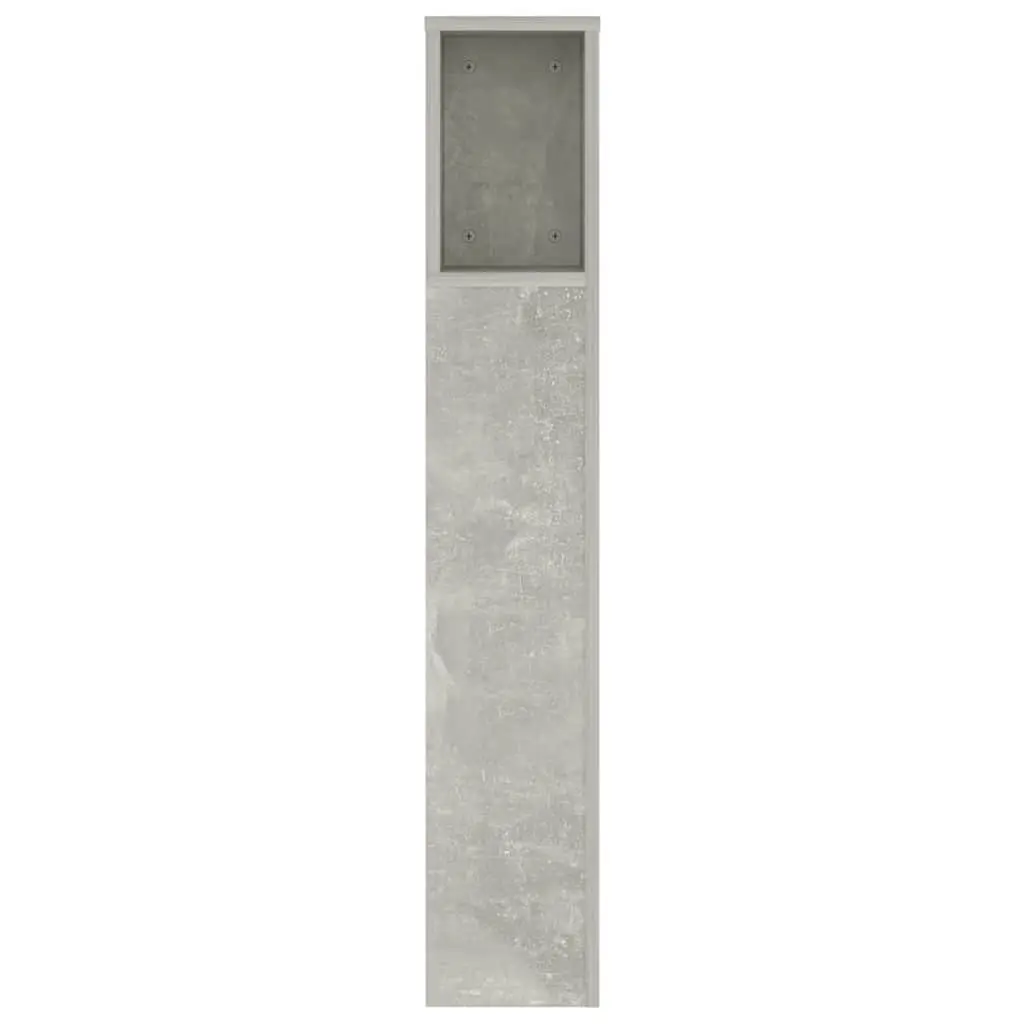 Grey Wall Mount Headboard Cabinet for Storage