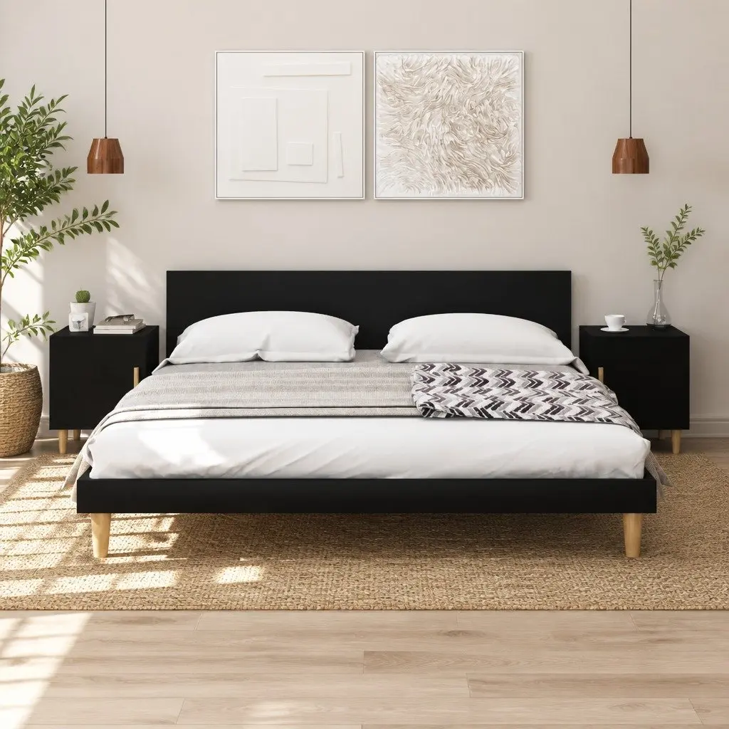 Black Bedside Cabinets for Storage and Style