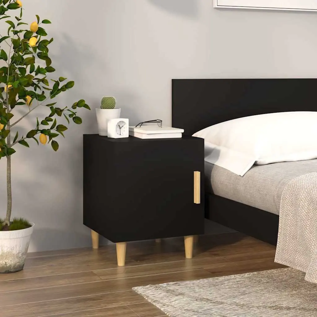 Black Bedside Cabinets for Storage and Style