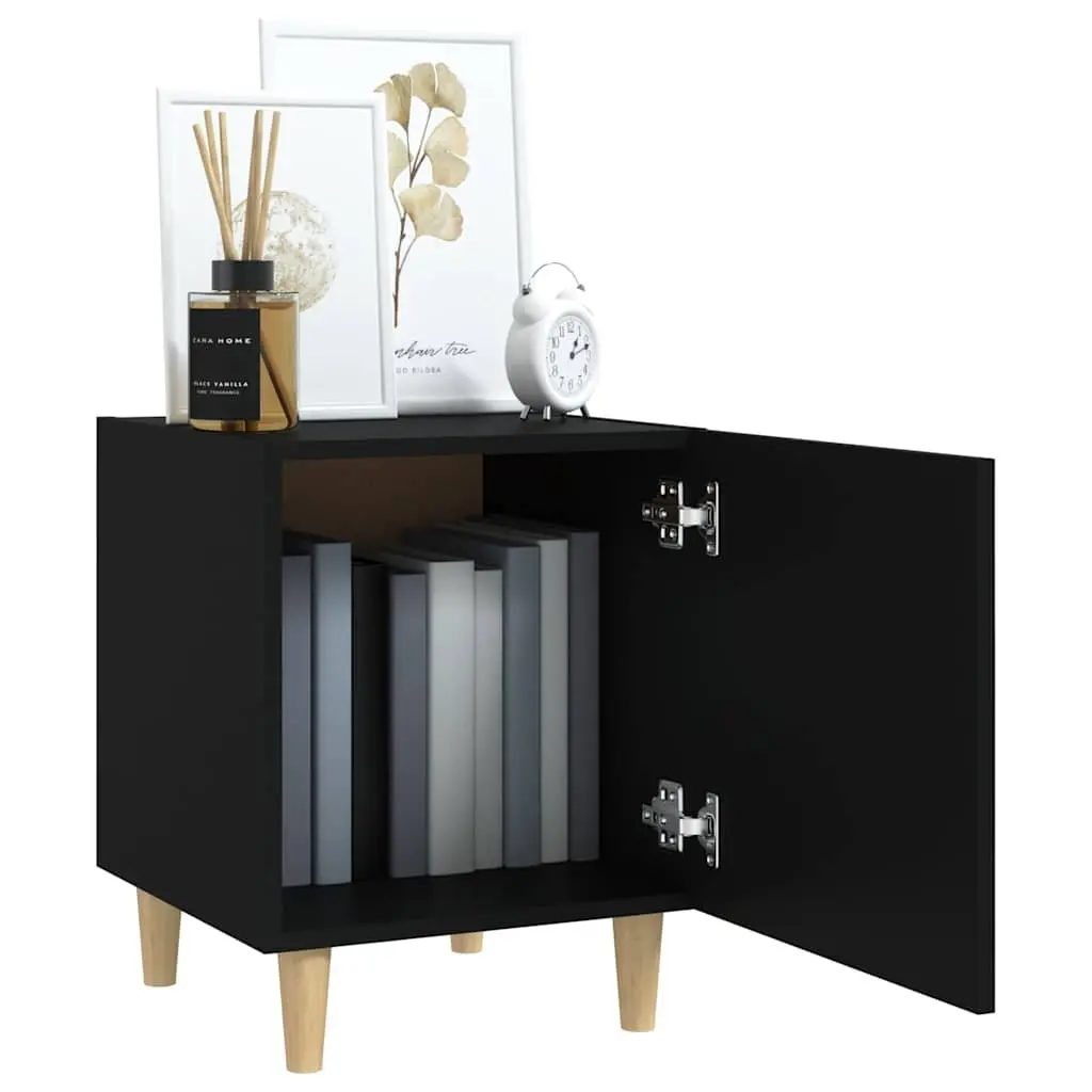 Black Bedside Cabinets for Storage and Style