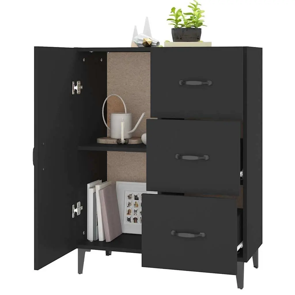 Black Sideboard Cabinet with Ample Storage