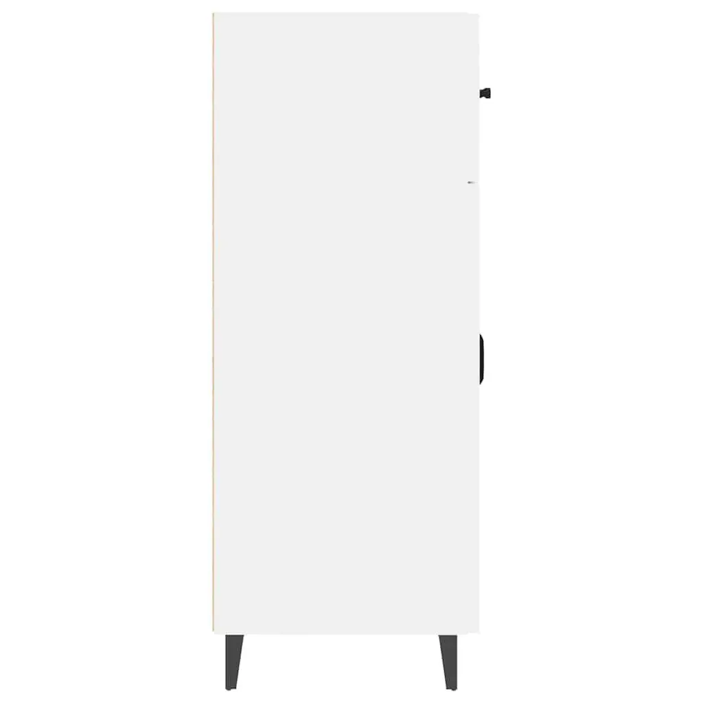 High Gloss White Sideboard with 2 Doors and 2 Drawers