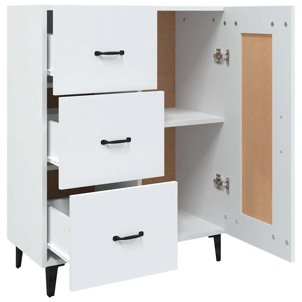 White Sideboard Cabinet for Storage and Display