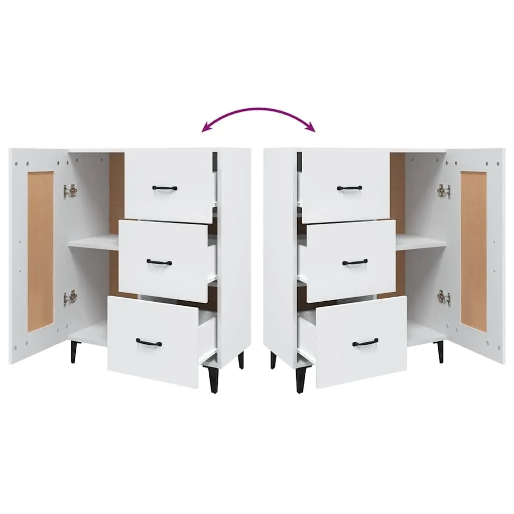 White Sideboard Cabinet for Storage and Display