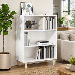 Stylish White Sideboard Cabinet with Practical Shelving