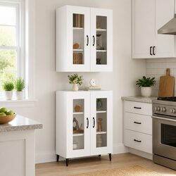 Stylish White Wall Cabinet for Smart Storage