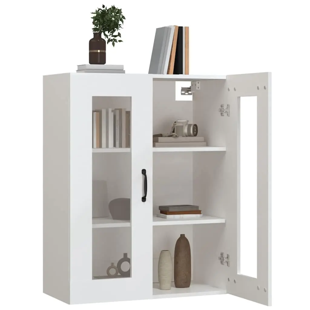 Hanging Wall Cabinet Engineered Wood 69.5 x 34 x 90 cm White