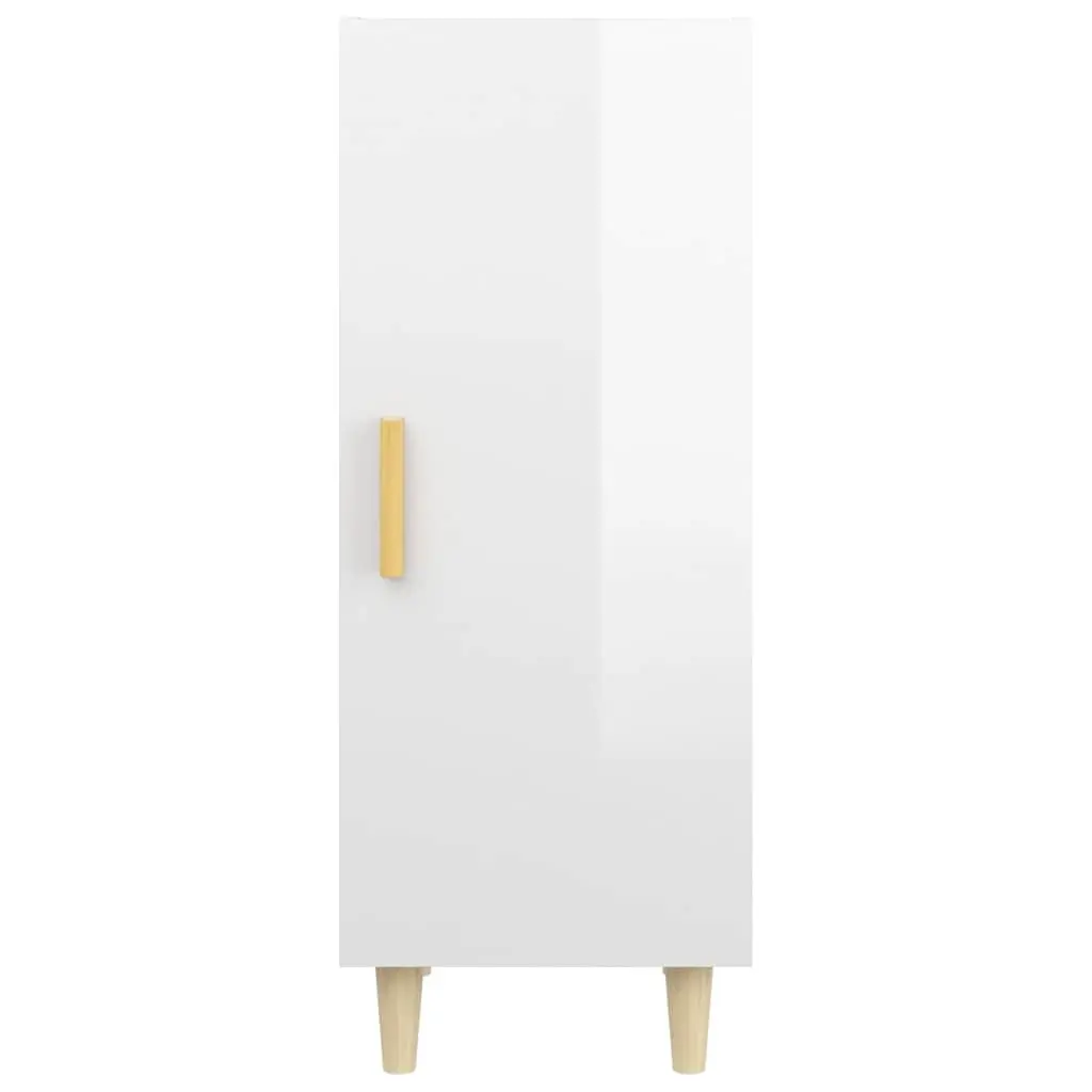 White High Gloss Sideboard Cabinet Storage