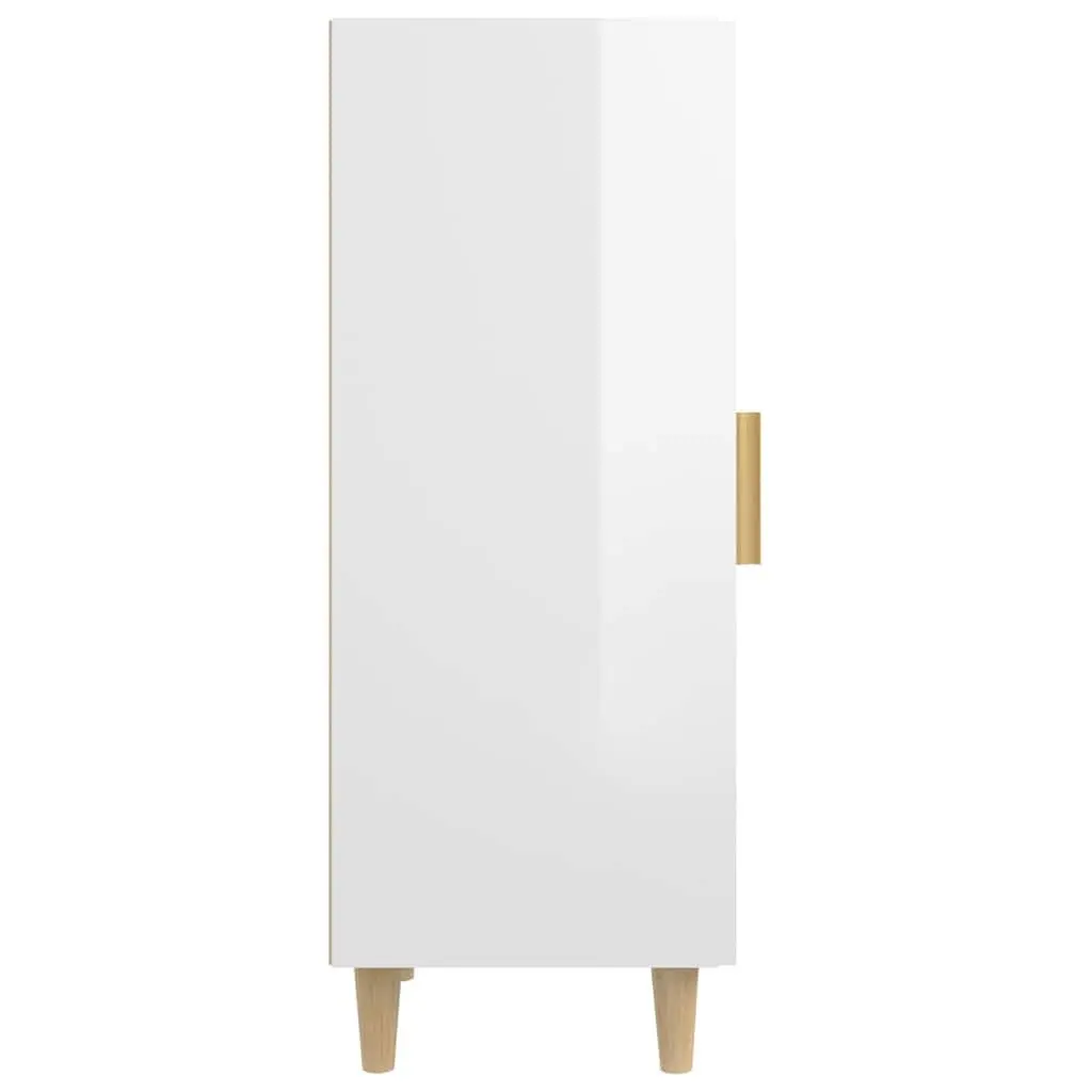 White High Gloss Sideboard Cabinet Storage