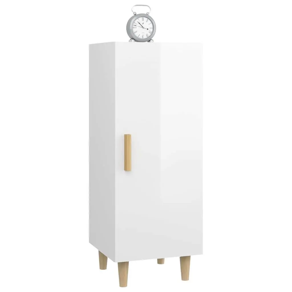 White High Gloss Sideboard Cabinet Storage