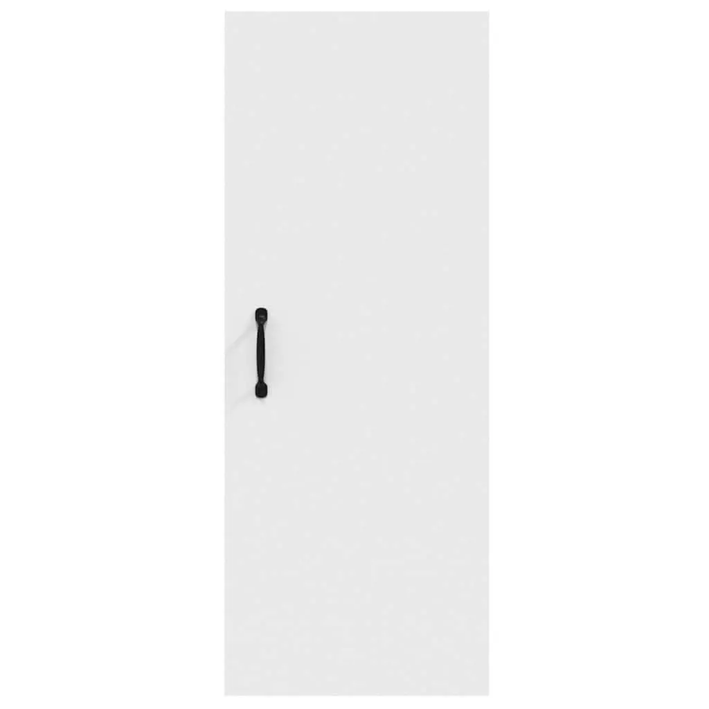 Hanging Wall Cabinet White 34.5x34x90 cm Storage Organiser Shelving Unit
