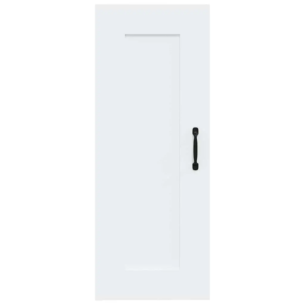 White Wall-Mounted Hanging Storage Cabinet 35x34x90cm