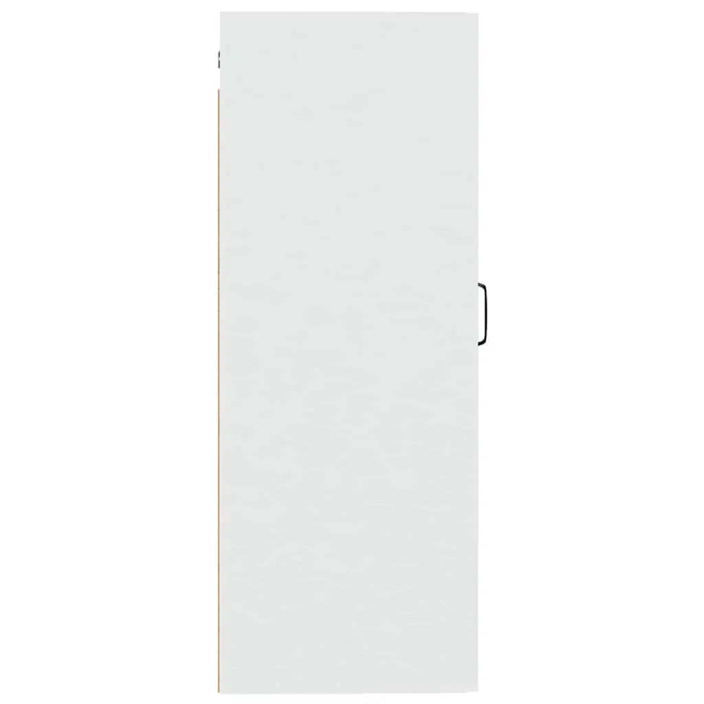 White Wall-Mounted Hanging Storage Cabinet 35x34x90cm