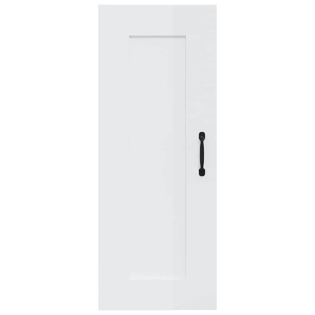 White Hanging Storage Cabinet 35x34x90cm