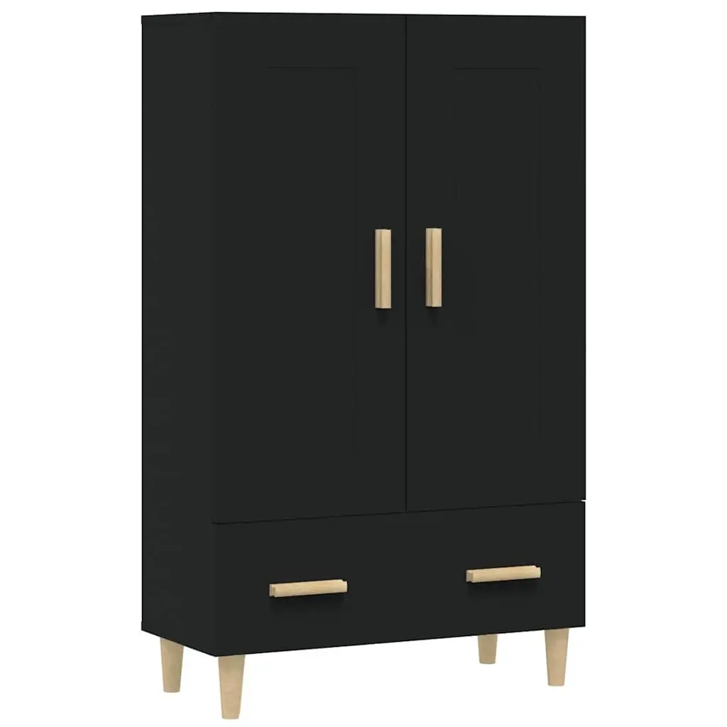 Sideboard Engineered Wood 70x31x115cm Black