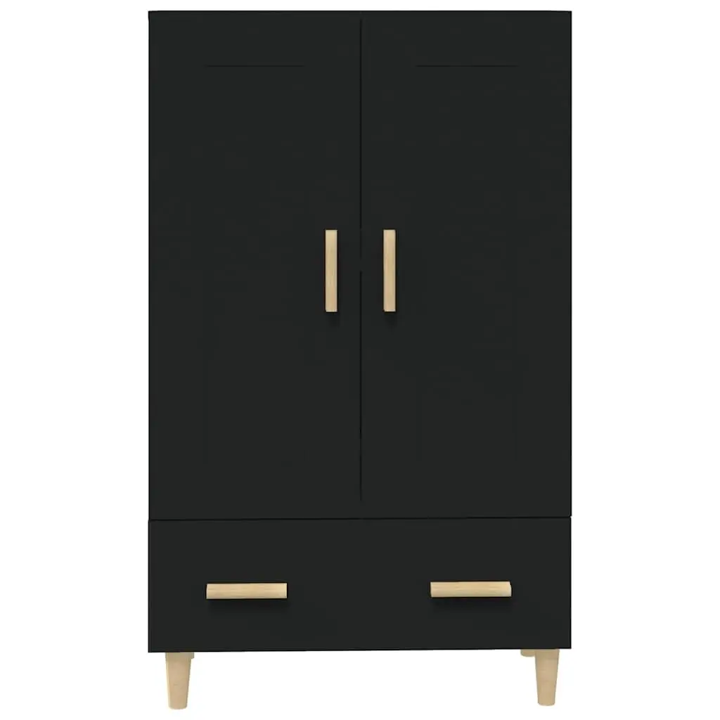 Sideboard Engineered Wood 70x31x115cm Black