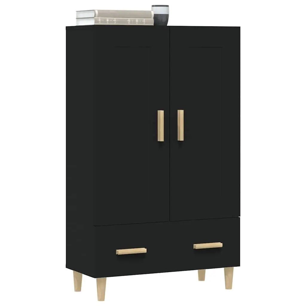 Sideboard Engineered Wood 70x31x115cm Black