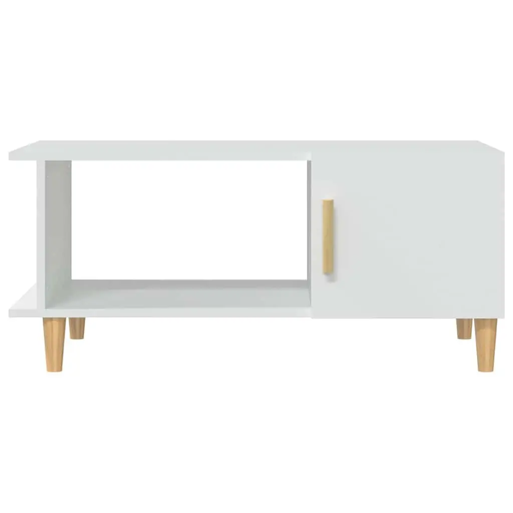Engineered Wood Coffee Table with Storage Compartment