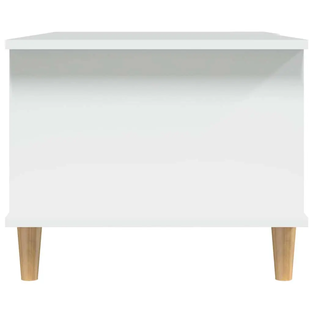 Engineered Wood Coffee Table with Storage Compartment
