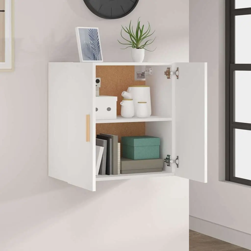 Wall-Mounted Cabinet in White for Smart Storage