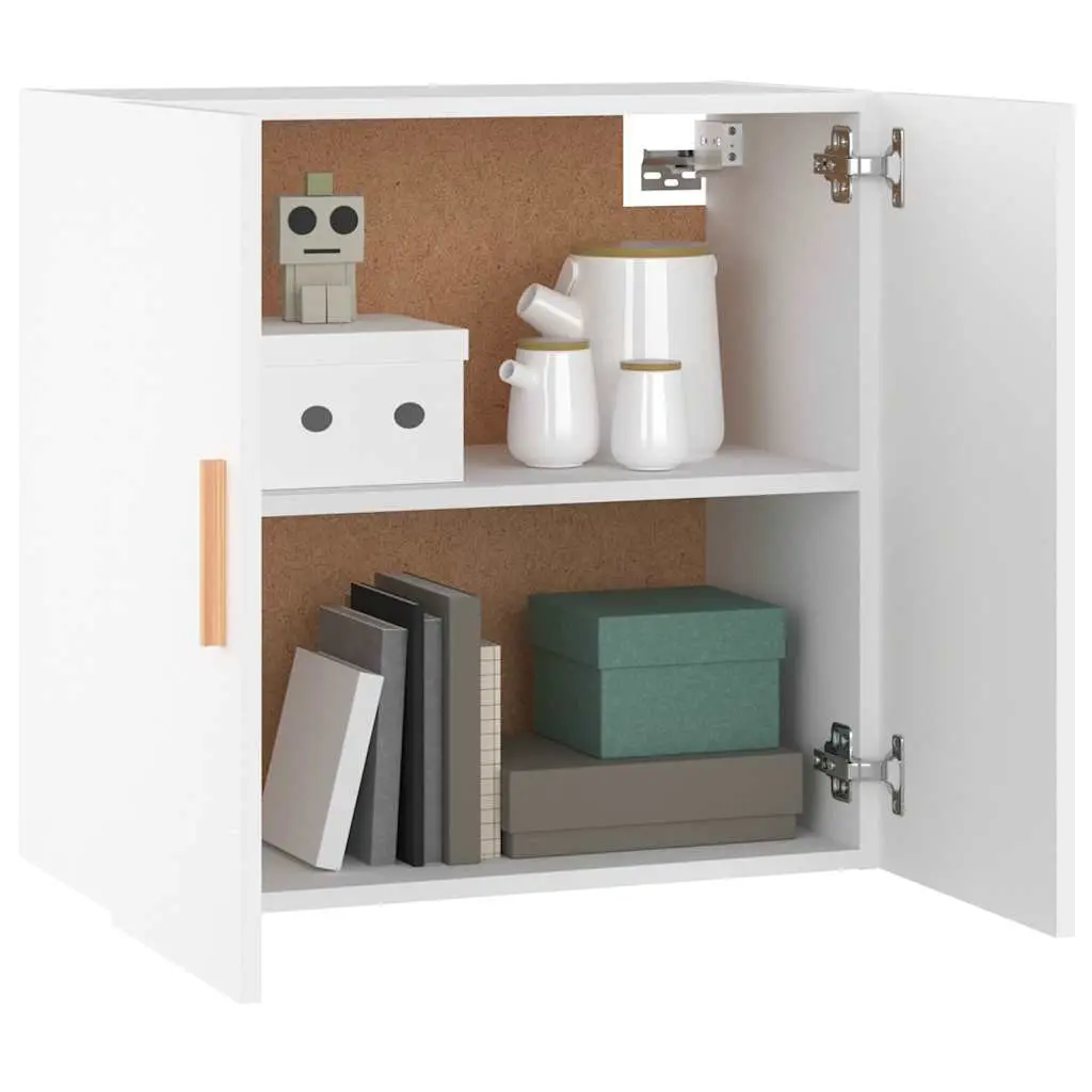 Wall-Mounted Cabinet in White for Smart Storage