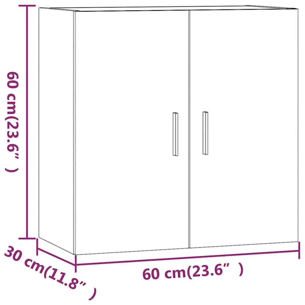 Wall-Mounted Cabinet in White for Smart Storage
