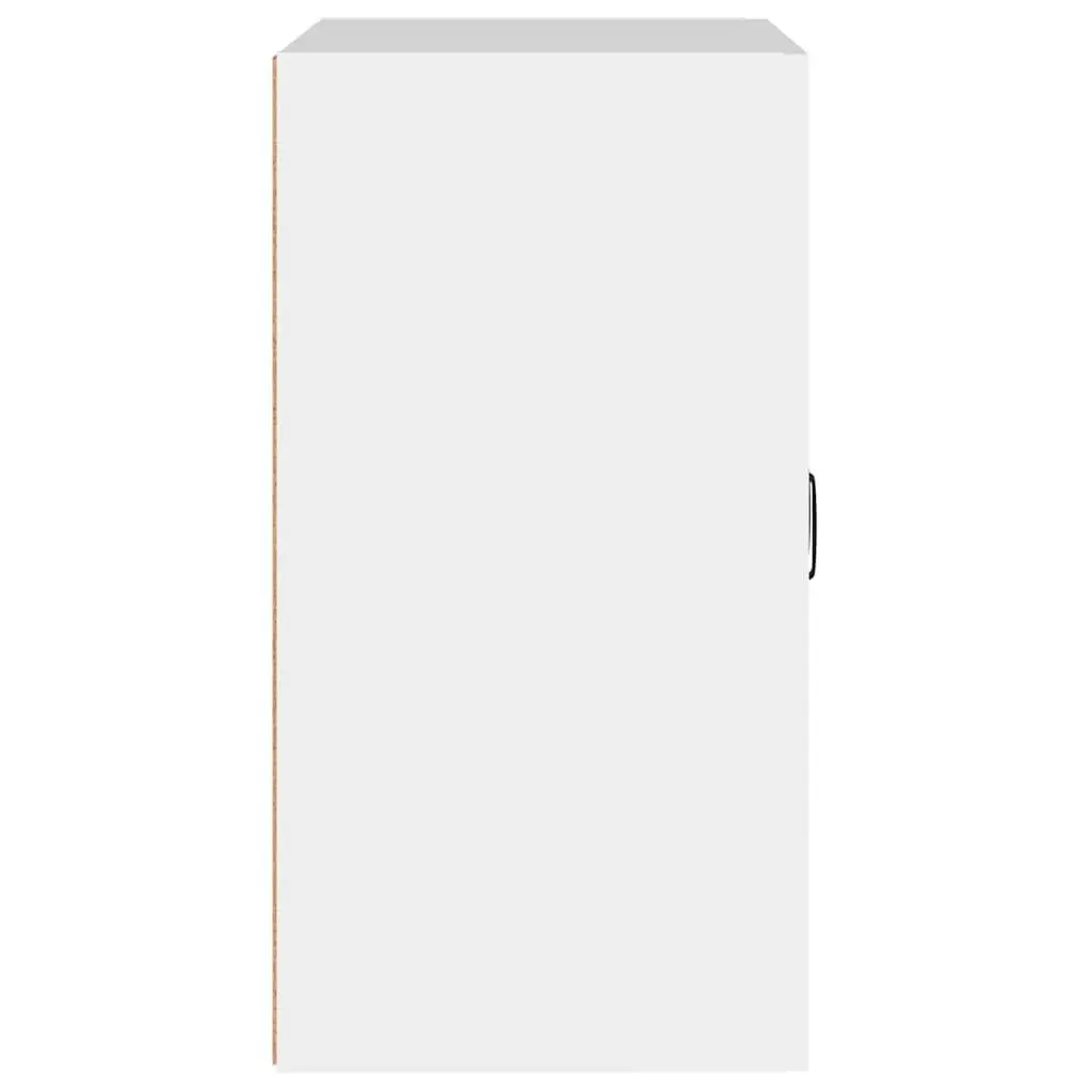 White 2-Door Floating Wall Cabinet for Storage