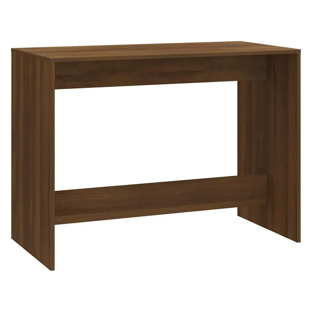 3 Piece Dining Set with Brown Oak Finish