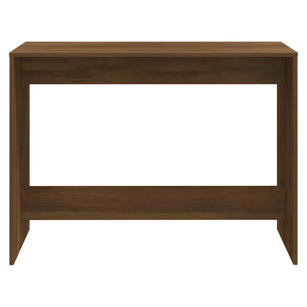 3 Piece Dining Set with Brown Oak Finish