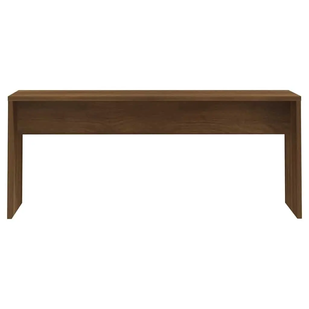 3 Piece Dining Set with Brown Oak Finish