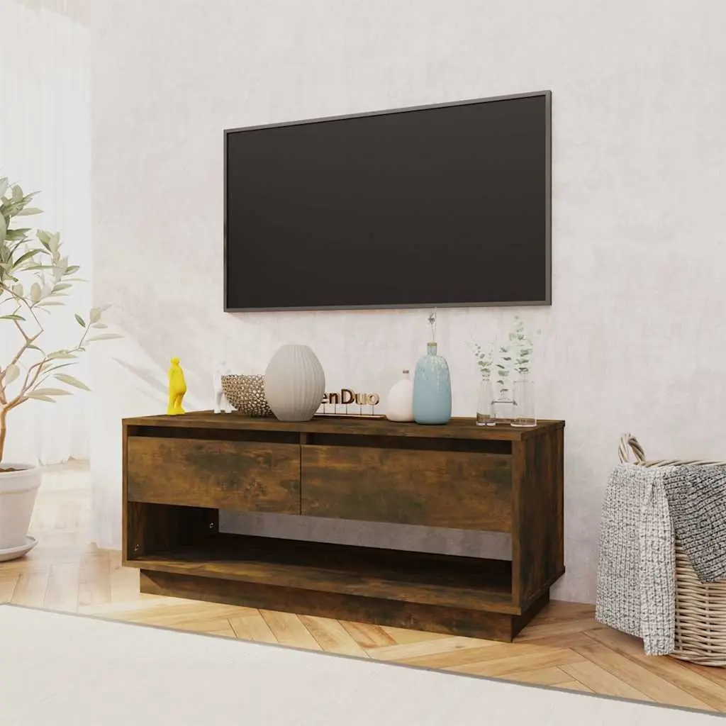 TV Cabinet Engineered Wood 102x41x44 cm Brown