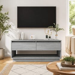 Grey Sonoma Engineered Wood Lowboard for Media Storage