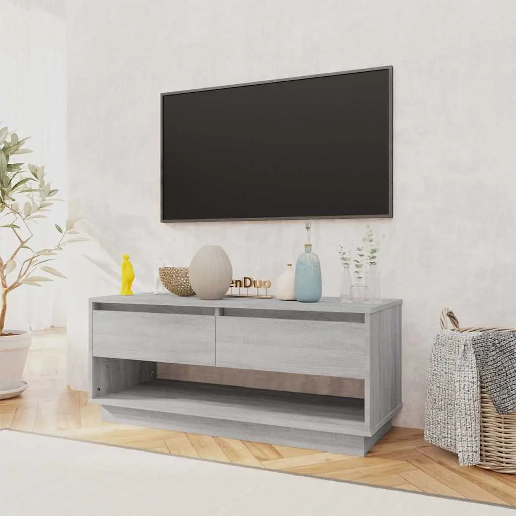 Grey Sonoma Engineered Wood Lowboard for Media Storage