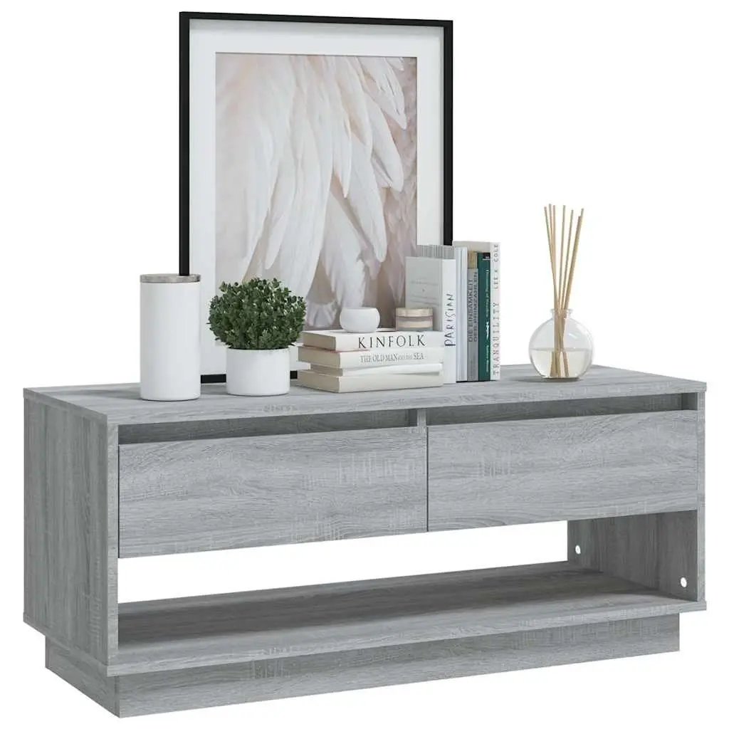 Grey Sonoma Engineered Wood Lowboard for Media Storage