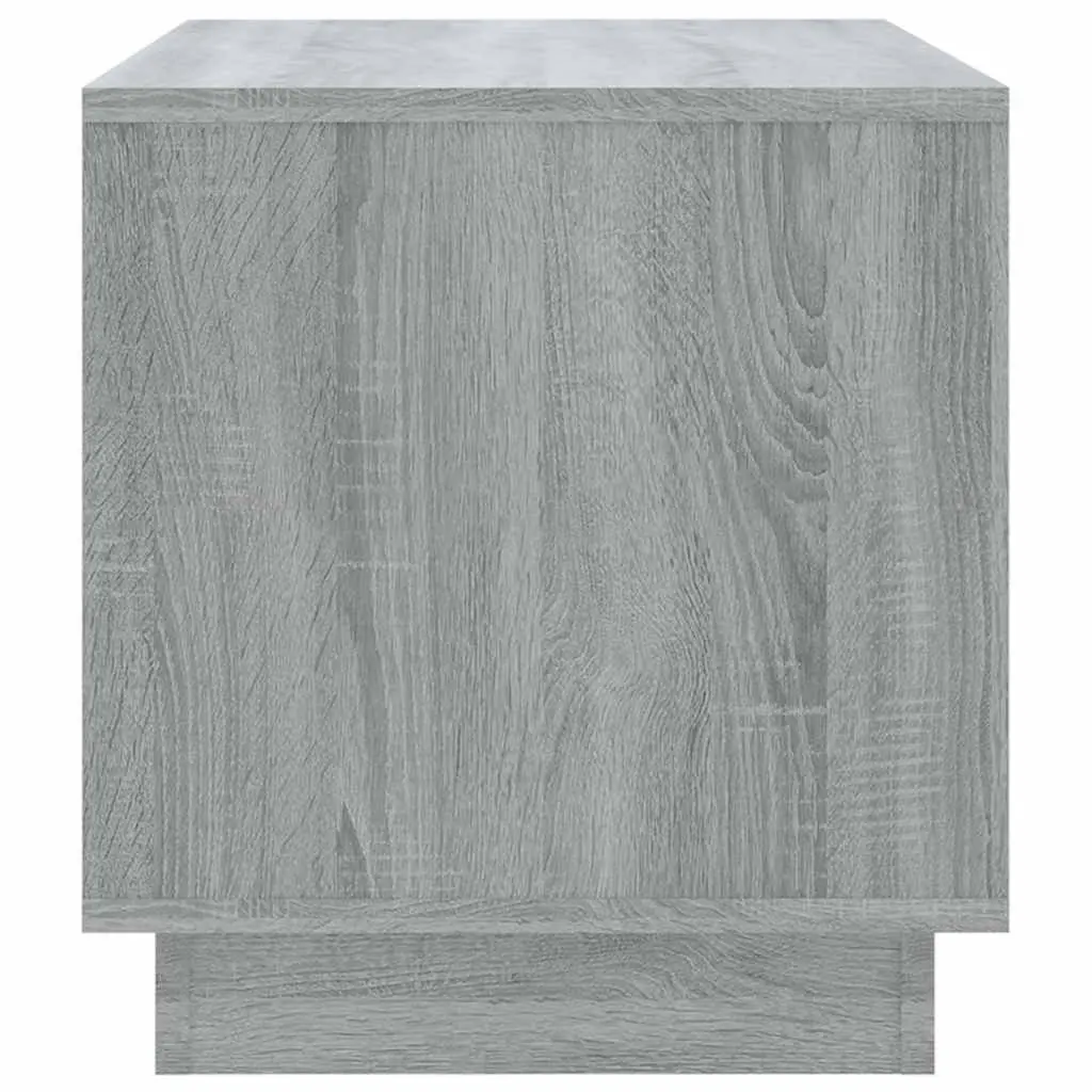 Grey TV Cabinet 70x41x44cm with Drawers