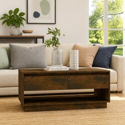 Modern Coffee Table with Durable Storage Drawers