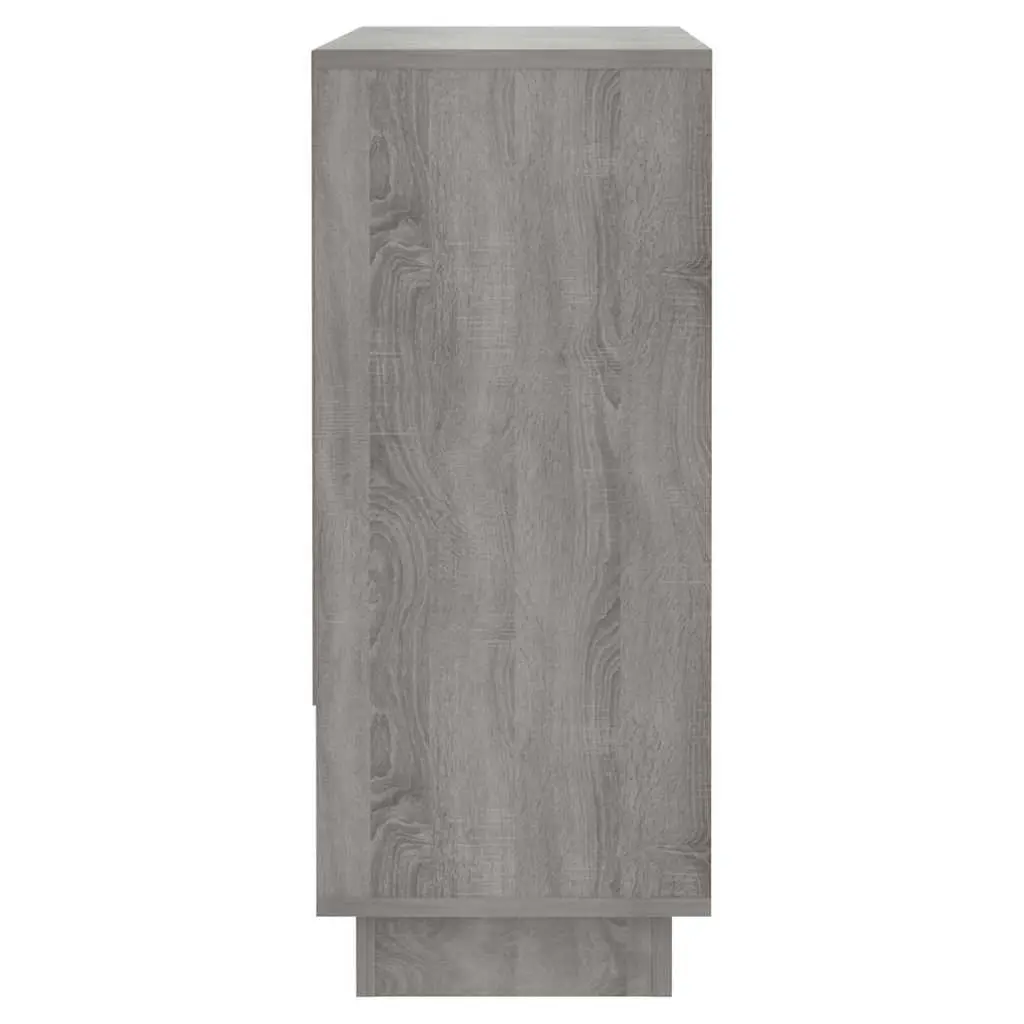 Grey Sideboard Storage Cabinet 97x31x75cm