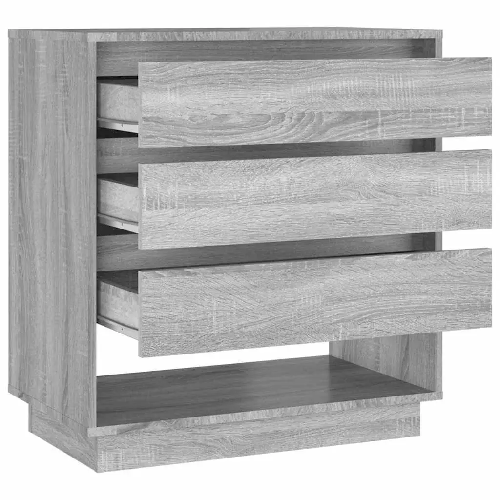 Grey Sonoma Sideboard with 3 Drawers and 1 Compartment