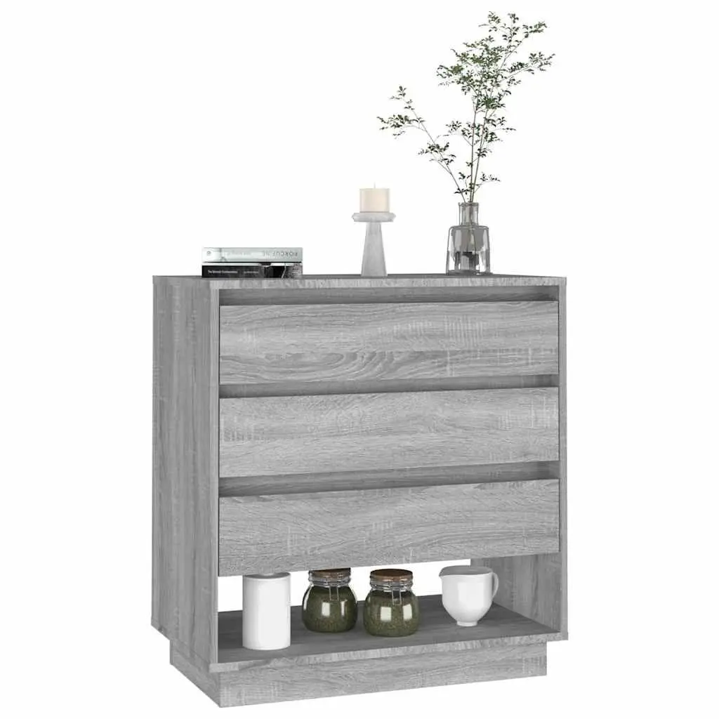 Grey Sonoma Sideboard with 3 Drawers and 1 Compartment
