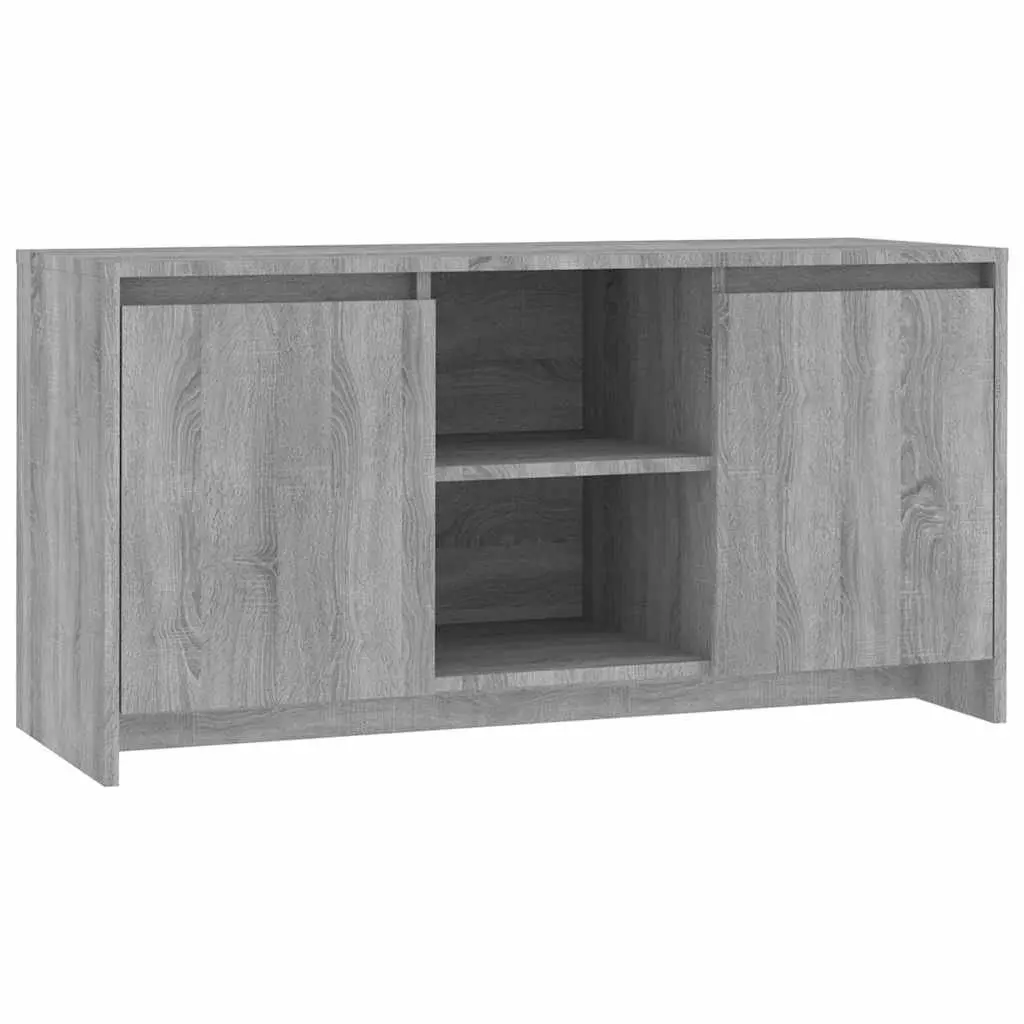 Grey TV Cabinet with Ample Storage Solutions