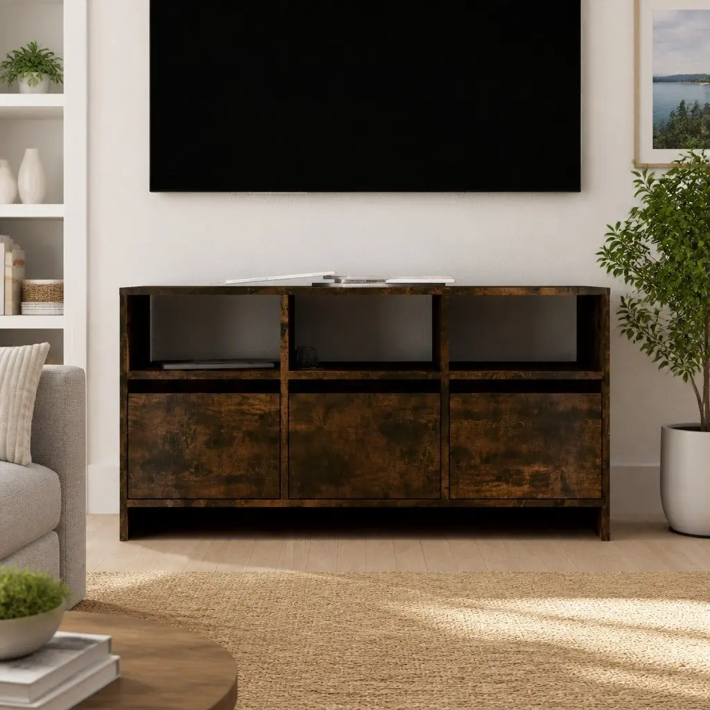 TV Cabinet Engineered Wood 102 x 37.5 x 52.5 cm Brown