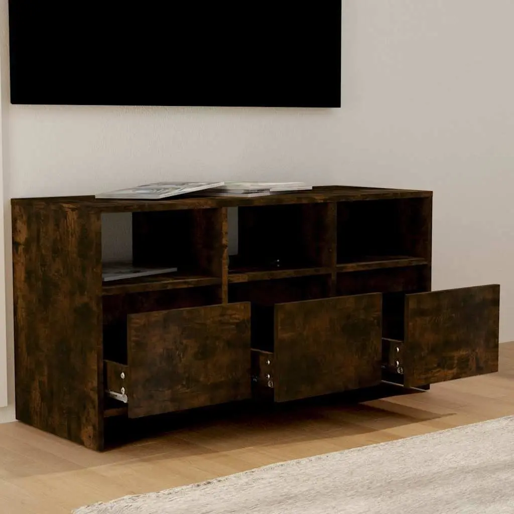 TV Cabinet Engineered Wood 102 x 37.5 x 52.5 cm Brown