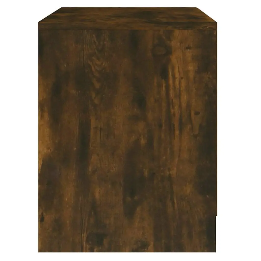 Bedside Cabinets Engineered Wood 45x34.5x44.5 cm Brown 2 Piece Nightstands Storage
